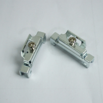 C45 rail breaker iron double layer fixing piece eco-friendly electroplating white DZ47 buckle fastener card head