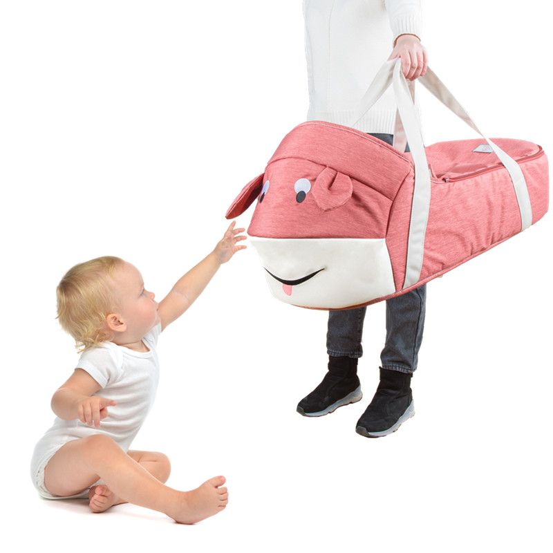 Lie flat handheld newborn safety baby car bed mid bed discharge basket out portable folding sleeper