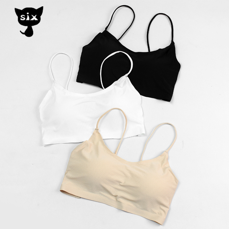 Tube top underwear women's ice silk bottoming camisole anti-light beautiful back summer wrapped chest gathered no steel ring thin bra