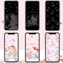 iphone11 tempered film promax full screen xr xs Alice xmax interest shadow suitable for Apple x mobile phone film 12