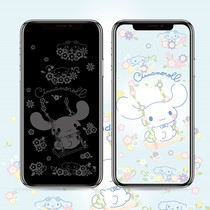 iphone11 tempered film promax full screen xs cinnamon dog xsmax interest shadow xr suitable for apple x mobile phone film 12