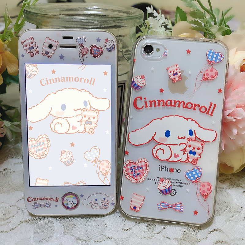 Apple 5s Tempered Film Se2 Cartoon 5 Cute 6 full screen cover 5C soft edge for iPhone 7 Mobile Film 4S