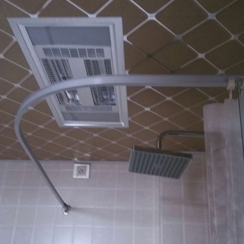 Curved shower curtain rod custom square U-shaped shower curtain track U-shaped diamond type Z-shaped shaped custom shape