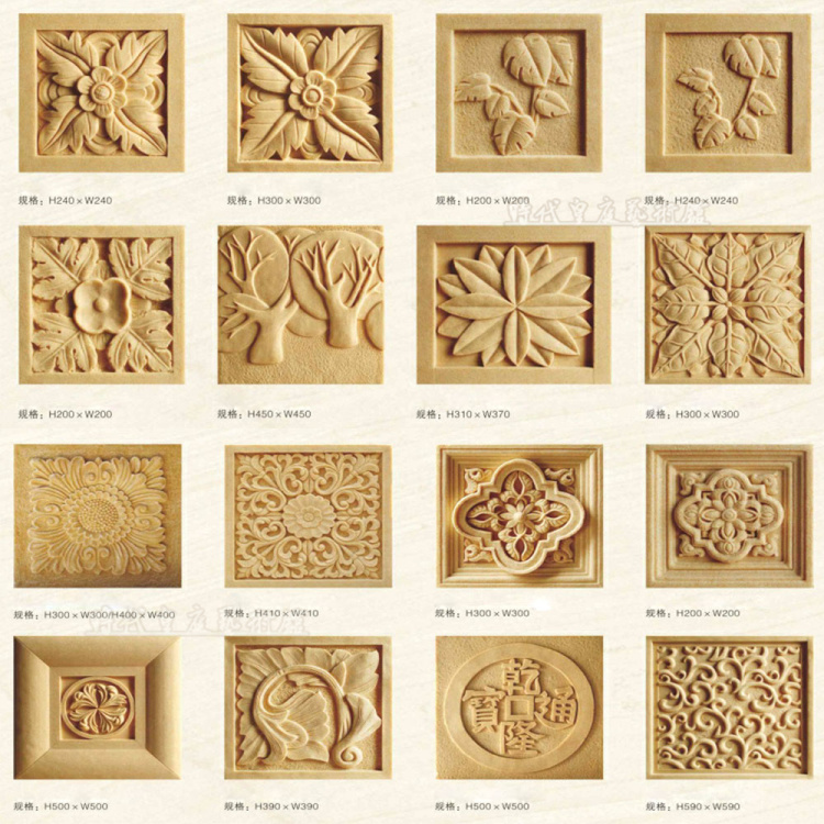 Sandstone sculpture European-style flower slab Sandstone relief mural Sandstone TV background wall Landscape garden decoration