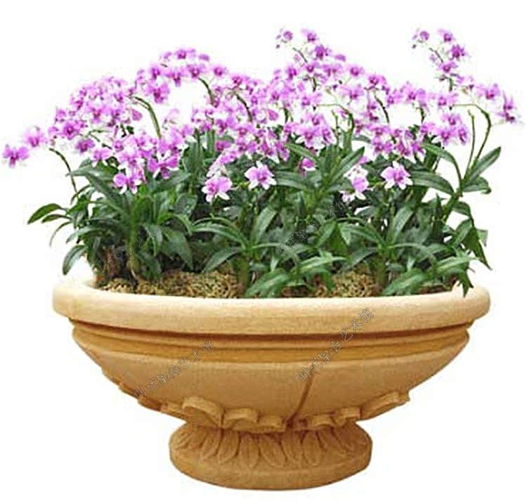 Art sandstone flowerpots sandstone flower bowl artificial sandstone sandstone sculpted bas-relief European-style flower pots welcome to diagram customize