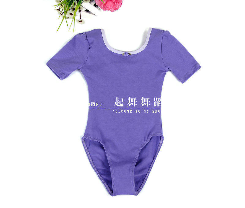 одежда для балета 甩卖棉女儿童舞蹈芭蕾民族形体体操演出表演练功连体衣服装考级服 Dance marks