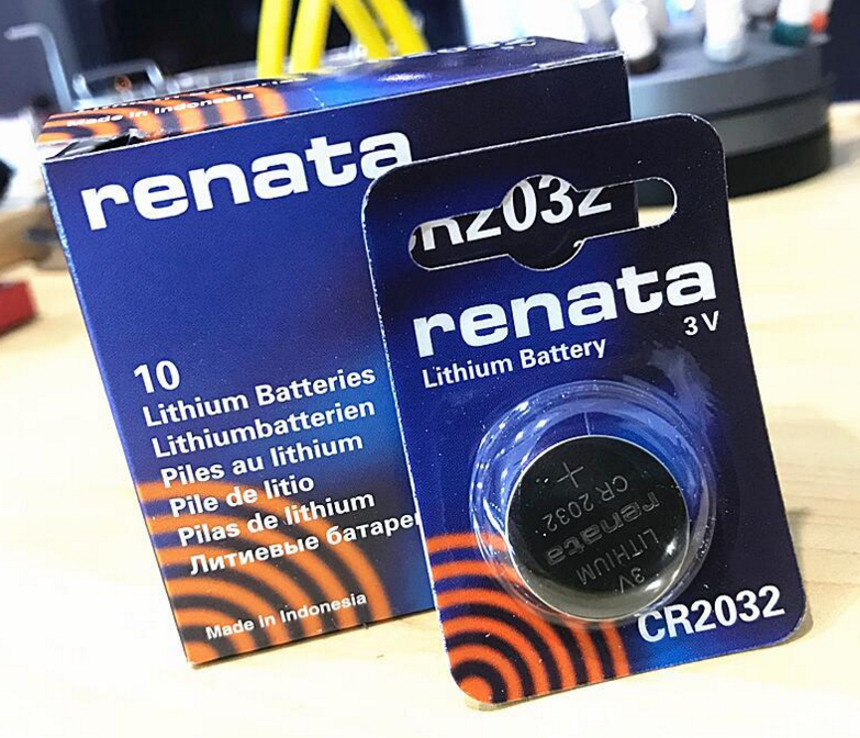 Original Imported Swiss CR2032 Electronic 3V Renata Remote Control Electronic Scale Hand Watch Button BATTERY