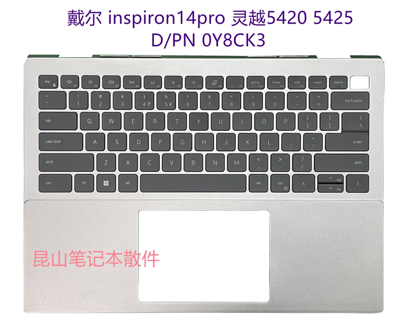 Dell Inspiron 14 Pro 5420 5425 C Shell Palm Rest Outer Shell Keyboard Y8Ck3