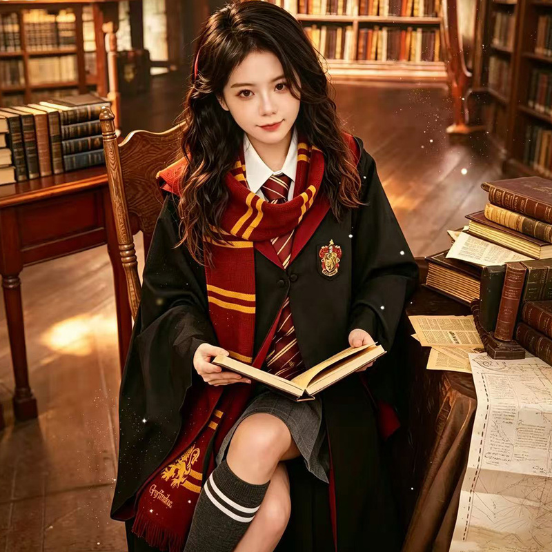 Harry Potter Academy Robe Universal Studios Same Style Magic Robe Hogwarts Cos Costume Wizard Robe Cloak for Women Harry Potter Academy Robe Universal Studios Same Style Magic Robe Hogwarts Cos Costume Wizard Robe Cloak for Women