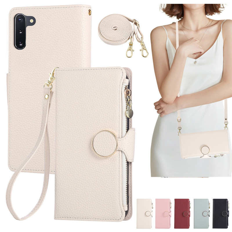 Suitable for Samsung Galaxy S25 Ultra Phone Case, High-End Note10Pro New Flip Wallet Case, Note20 Card Slot Leather Case, S23+ Full Protection Case, S24Fe Anti-Drop Shell A56