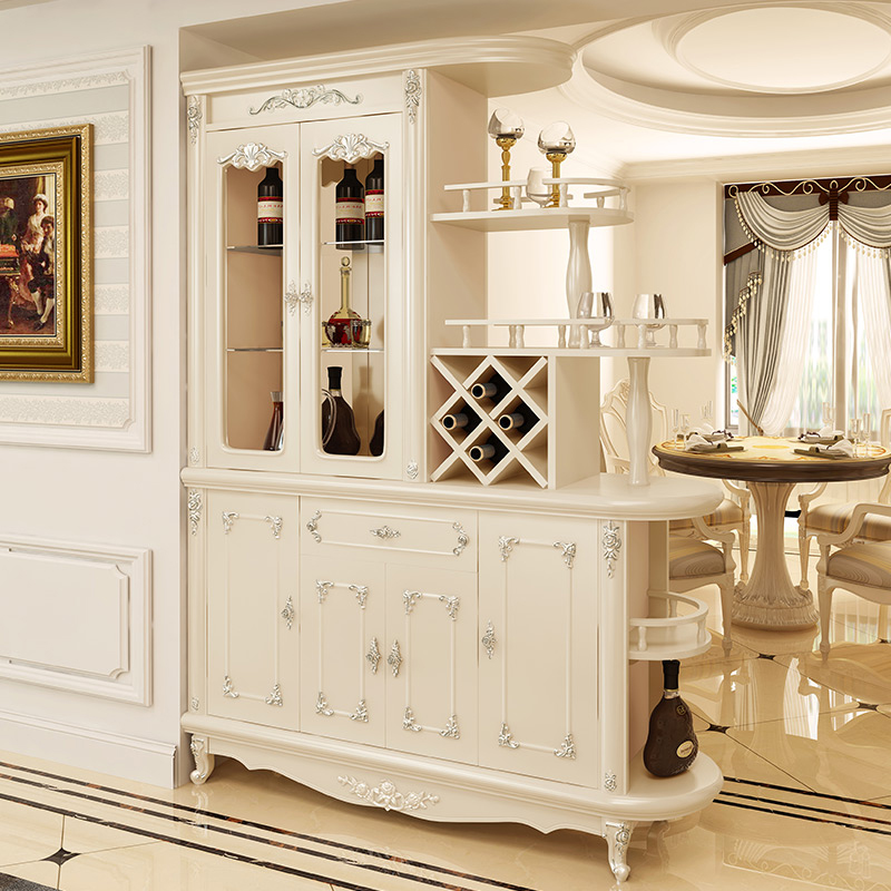European-style entrance Fengshui shoe cabinet living room porch cabinet modern partition cabinet entry room hall cabinet simple wine cabinet screen cabinet