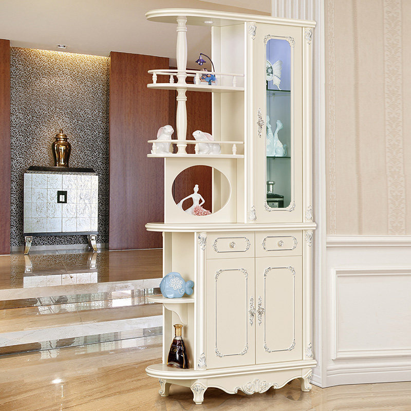 European-style living room Double-sided wine cabinet Different cabinet Fengshui locker cabinet screen decoration cabinet