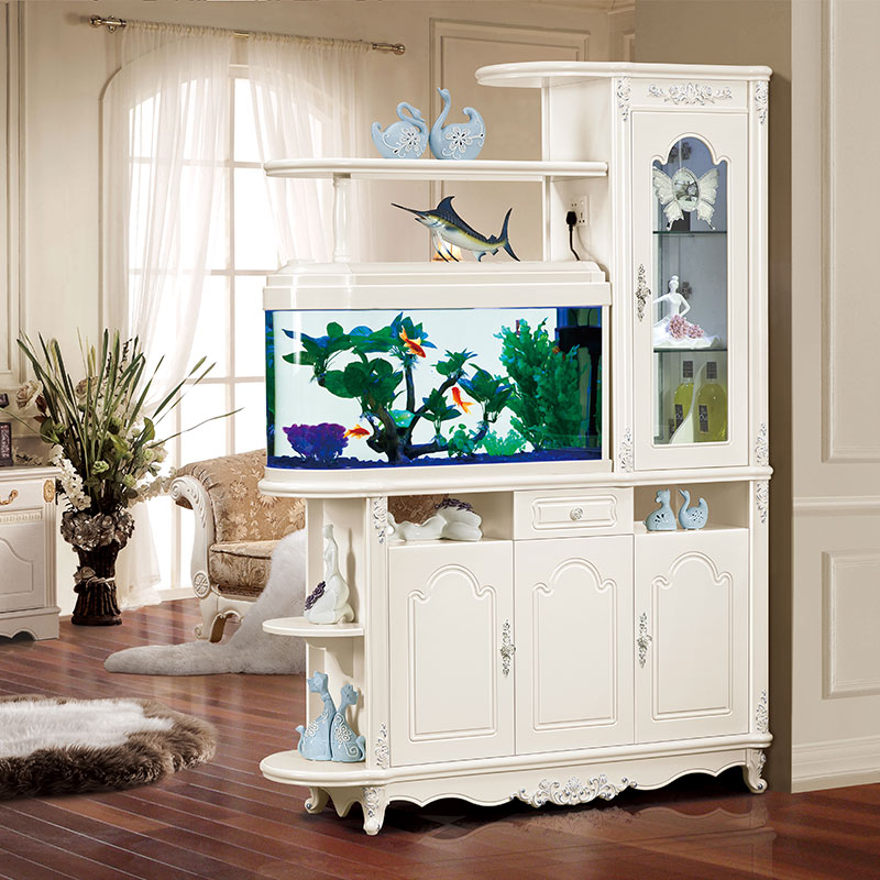 European-style entry door porch cabinet with fish tank screen wine cabinet living room compartment cabinet home shoe cabinet decoration cabinet room cabinet