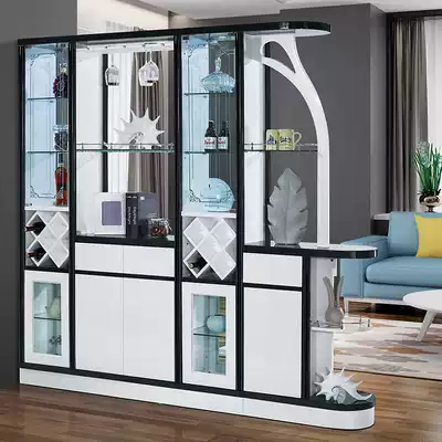 Entry door porch cabinet double-sided living room cabinet modern wine cabinet simple hall cabinet shoe cabinet Hall screen Cabinet