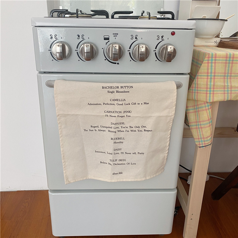 Po-Homemade Han Feng ins Indoor Room Decorative Text Background Cloth French Retro Picnic Coffee Shop Homestay