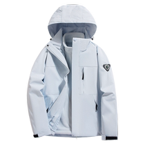 Mulinsen Jacket Three-in-One Womens 2024 New Spring and Autumn Couple Mountaineering Clothing Windproof and Waterproof Jacket