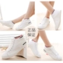 Kéo lại giày cao gót nữ mùa thu giày nữ sinh hoang dã hè mới Hàn Quốc 2018 giày trắng xuân shop giày thể thao nam