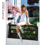 [Atlanticbeach Holiday Swimsuit] Консервативный и тонкий купальник контрастного сладкого купальника и тонкого купальника