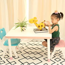 Creative childrens learning table kindergarten small wooden table toy table game drawing baby dining table home desk