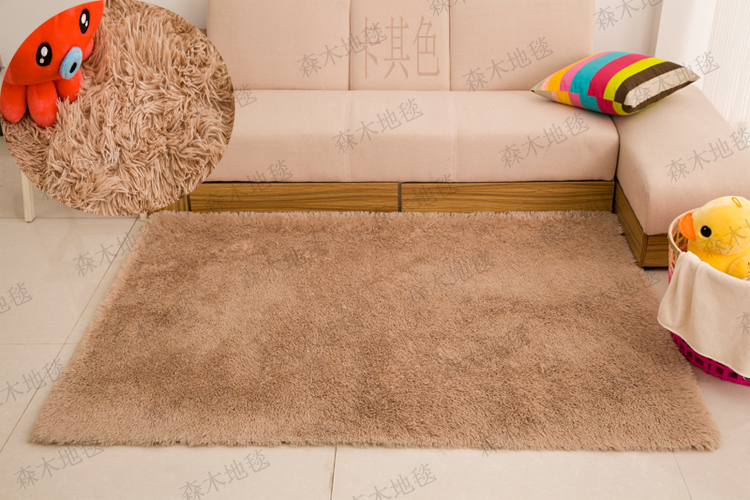 Hồng rửa Silky thảm dày phòng khách cà phê bàn ​​cạnh giường thảm cô gái cửa sổ phòng và thảm có thể được tùy chỉnh - Thảm thảm trải sàn văn phòng