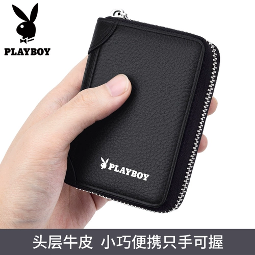 Playboy, мужской вместительный и большой маленький картхолдер, кошелек для водительских прав, из натуральной кожи