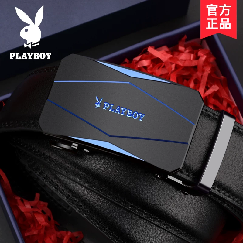 Пояс мужской высокого класса Playboy, кожаные штаны, натуральная кожа