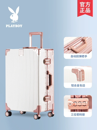 Playboy, вместительный и большой чемодан, прочная коробка, увеличенная толщина
