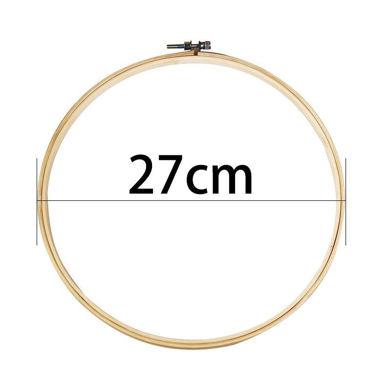 27*27cm round bamboo embroidery stretcher cross-stitch embroidery tool embroidery hoop