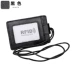 Đan Mạch Vanlemn bàn chải chống trộm thẻ flash đặt thẻ huy hiệu danh sách da RFID che chắn NFC chống thẻ gói chủ thẻ - Chủ thẻ bóp da cá sấu Chủ thẻ