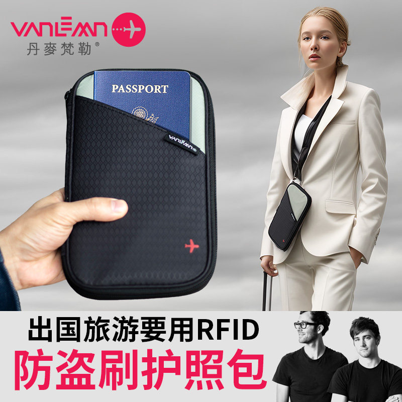 Danish anti-theft passport bag: your overseas travel security guard 🛡️ ...