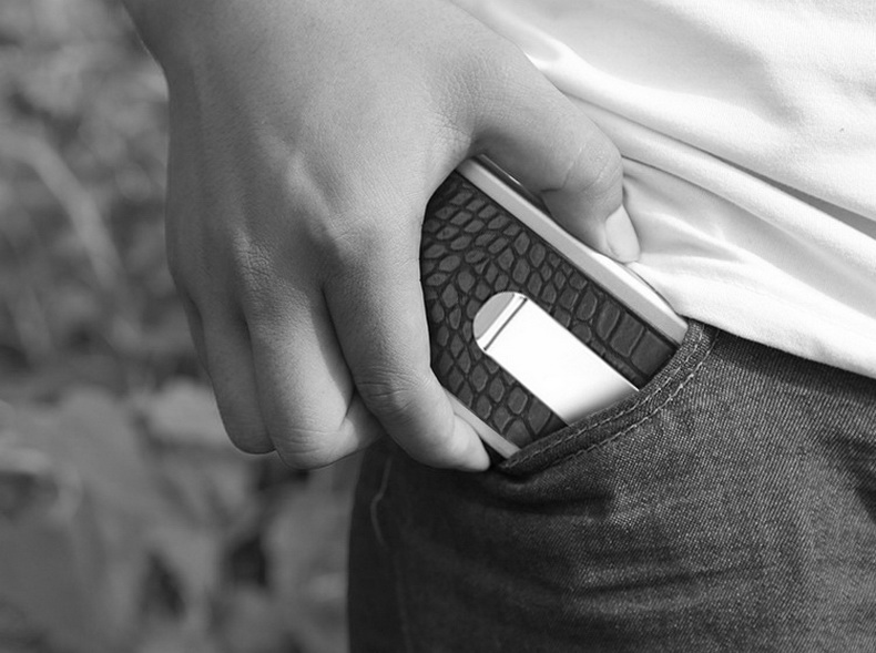 Đan Mạch Vanlemn che chắn bàn chải chống trộm NFC Thẻ ngân hàng chống từ tính bộ thẻ thẻ chủ thẻ đa chức năng ví đựng thẻ mini