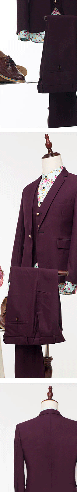 Costume homme en soie pour Quatre saisons - Ref 1563418 Image 63