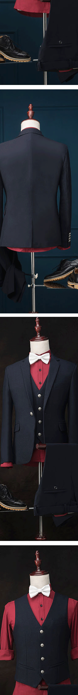 Costume homme en soie pour Quatre saisons - Ref 1563418 Image 57