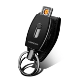 Ремень, мужской брелок, зажигалка с зарядкой, из натуральной кожи