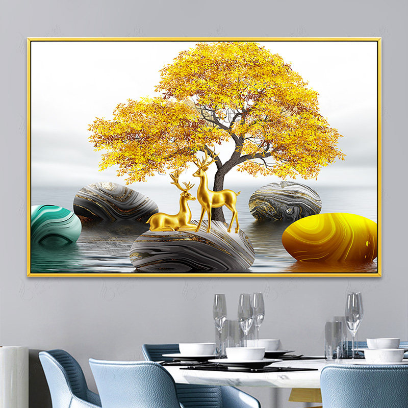 Stone to run diamond sticker 2021 new full diamond restaurant 5D cross - embroidered crystal living room masonry show bedroom