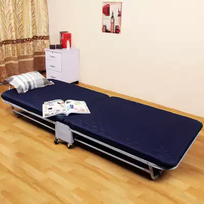 Bo Si Rui lightweight thickened folding bed wooden board bed office lunch bed hotel bed free of installation