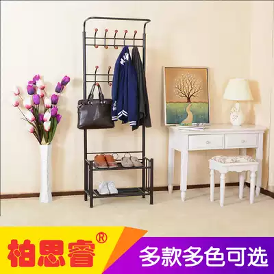Bo Si Rui coat rack hanger hanger floor bedroom Tree Coat rack floor iron coat rack