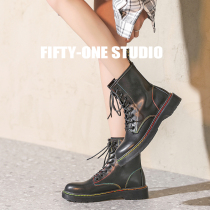 Wenzhou 501 photography Mens and womens foot model shooting Autumn and winter casual Martin boots fashion shoes New terrazzo