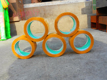 Tape thickened large roll sealing tape width 5 cm long 100 m yellow high viscosity packaging sealing tape