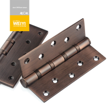 Weiyi WY 304 stainless steel door hinge 5 inch red bronze hinge wooden door hinge monolithic price