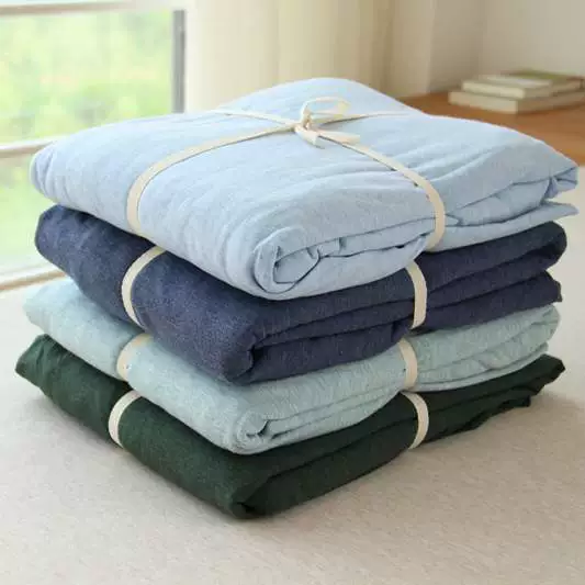 Bên tai ｜ Tianzhu cotton dệt kim trải giường trải giường làm bằng chất liệu nệm bông Tân Cương mềm mại - Trang bị Covers