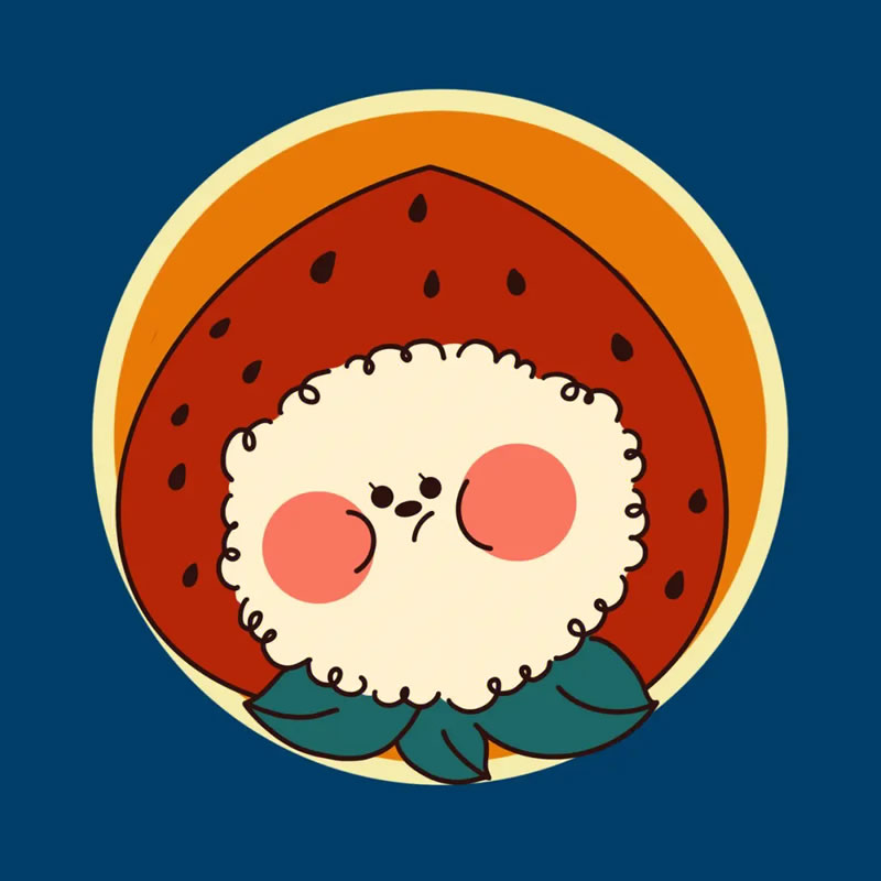 草莓先森cup的LOGO