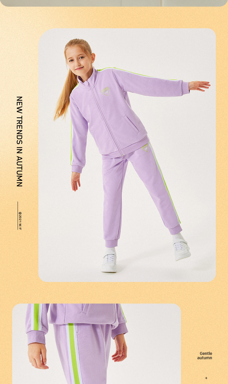 斯凯奇 童装 加绒加厚 运动服套装 图9