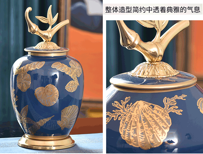 European household copper deserve to act the role of the sitting room is between example ceramic storage tank furnishing articles present creative TV ark, copper decoration