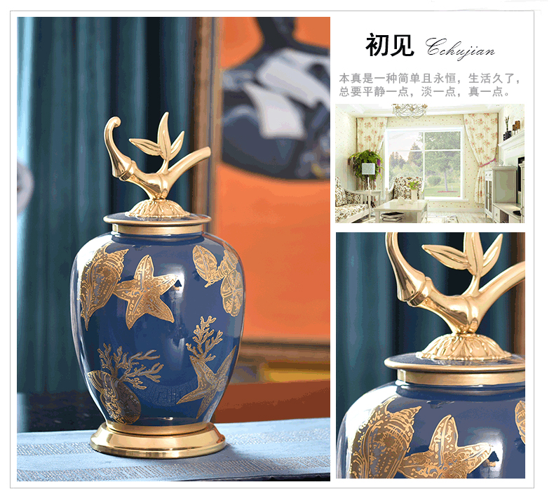 European household copper deserve to act the role of the sitting room is between example ceramic storage tank furnishing articles present creative TV ark, copper decoration
