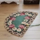 Rose cắt hoa bán nguyệt thảm tấm thảm chùi chân phòng ngủ nhà bếp cửa phòng tắm thảm thấm chống trượt tắm mat - Thảm sàn thảm xốp lót sàn 60x60 giá rẻ