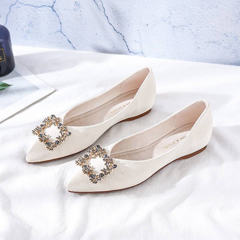 One foot pedal single shoe woman Summer custard inner heightening genuine leather fairy shoes gentle flat bottom Shallow Mouth Bull Fascia Soft Bottom Bean Bean Shoes