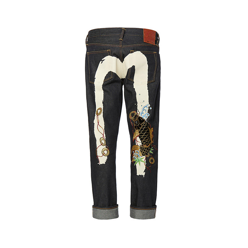 Джинсы ивису с рисунком