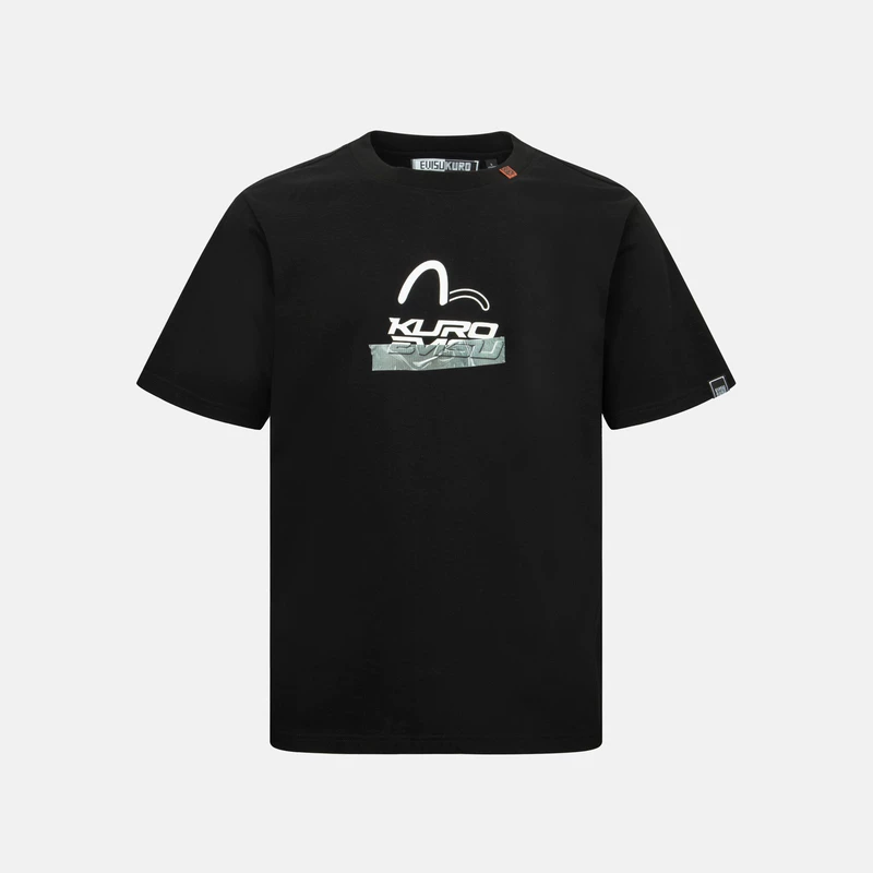[Звездный стиль] EVISU KURO мужская футболка с принтом чайки без рукавов
