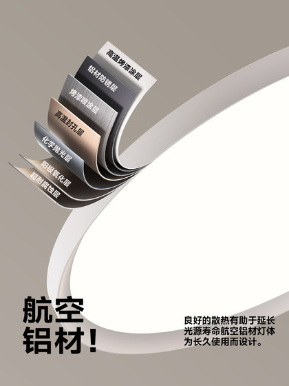 Mingyixuan Suspension Lamp 2026 New Model Simple Modern Bedroom Ceiling Lamp Full Spectrum Ultra-Thin Children's Room Lamp